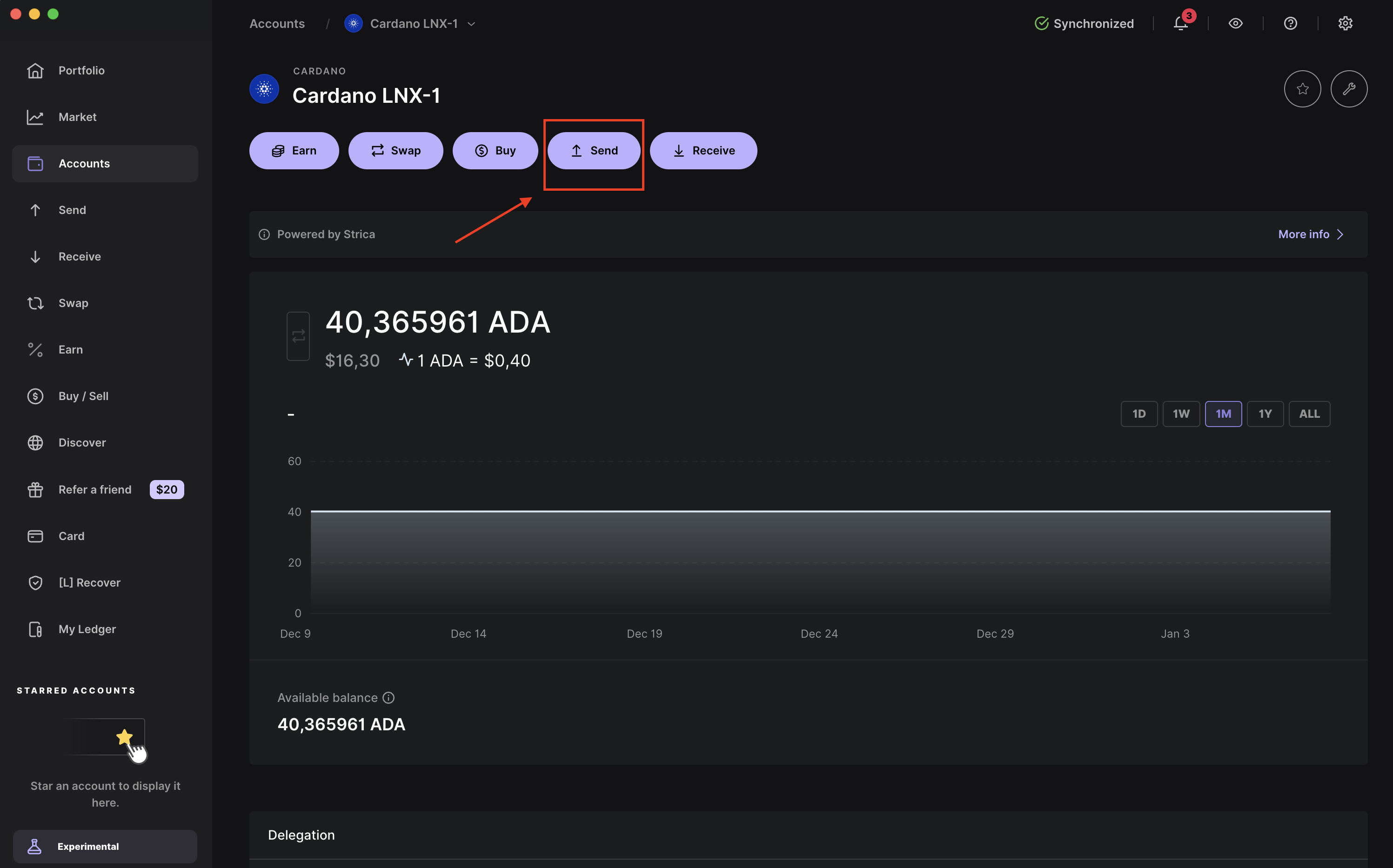 Ledger Wallet™（旧Ledger Live）でCardano（ADA）トランザクションを送信する方法